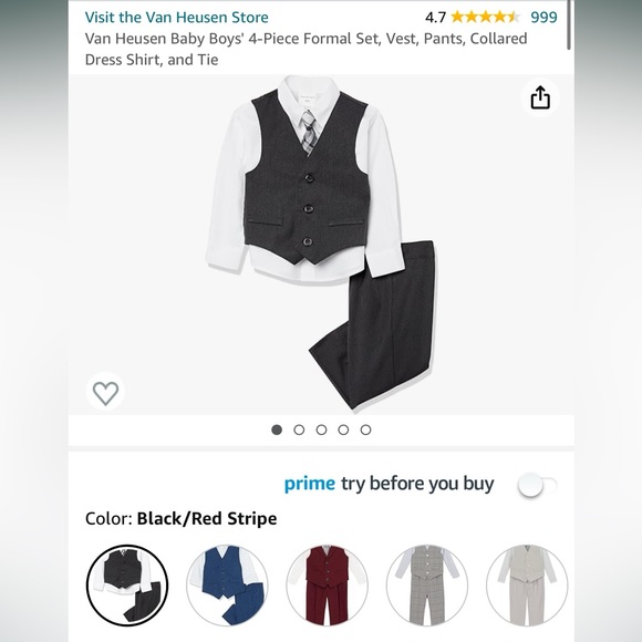 Van Heusen Baby Boys' 4-Piece Formal Set - Picture 3 of 3